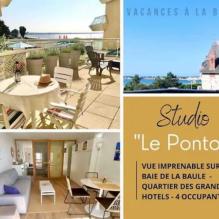 Studio Face Mer / Terrasse De 30m2 / 4 Pers. Apartment La Baule-Escoublac